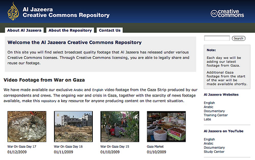 Al Jazeera Creative Commons Repository